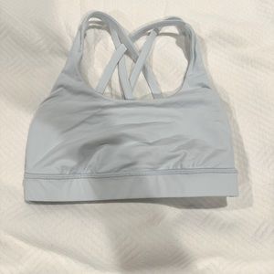 Lululemon Energy Bra size 2 light blue